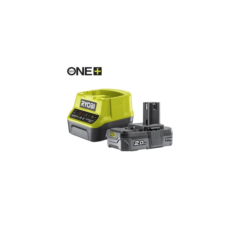 Caricabatterie + 1 batteria Lithium + 18V 2,0 Ah RYOBI